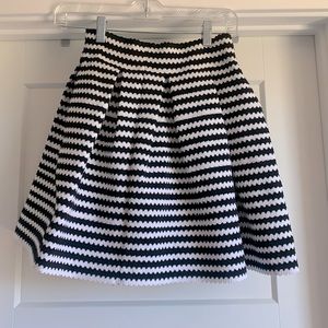 Black and white skirt